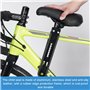 Siège de vélo avant pour enfant - Siège de vélo avant - Portable - Avec guidon et pédale - Siège de vélo amovible pour enfants