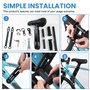 Siège de vélo avant pour enfant - Siège de vélo avant - Portable - Avec guidon et pédale - Siège de vélo amovible pour enfants