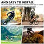 Pedale VTT, Pédale VTT Plate-Forme Plate Compatible avec SPD, Pedale Velo Route, Cales de Pédale De Vélo, avec Crampons Et Matér