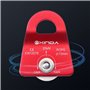 ANCLLO Poulie mobile polyvalente ultra-compacte Rouge