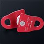 ANCLLO Poulie mobile polyvalente ultra-compacte Rouge