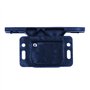 ANCLLO C3-803 Series Loquet de préhension passivé en plastique avec ressort bleu, traction 13N, noir