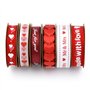 ANCLLO Lot de 6 Rouleaux de Ruban en Sati
