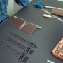Ensemble d'Outils de Perforation en Cuir, 3 Pièces Trou de Bricolage, Poinçons, DIY Artisanat Métal 2/4/6 Broches Outils Couture