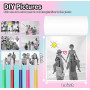 FUNKAM Lot de 6 Rouleaux de Papier D'Impression Thermique pour Appareil Photo Enfant, Papier Thermique Instantané pour Appareil 