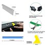 Balabaxer El Wire Bande lumineuse LED pour intérieur de voiture Bleu 3 m Fil néon 12 V avec protection fusible pour décoration i