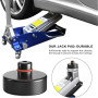 Tesla Model 3 Lot de 4 coussinets en caoutchouc pour cric de chariot de manutention et support universel en caoutchouc pour voit
