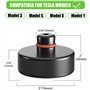 Tesla Model 3 Lot de 4 coussinets en caoutchouc pour cric de chariot de manutention et support universel en caoutchouc pour voit