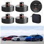 Tesla Model 3 Lot de 4 coussinets en caoutchouc pour cric de chariot de manutention et support universel en caoutchouc pour voit