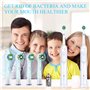 Gudemoore Lot de 16 Protege Brosse a Dent,Électrique Brosse à Dents Tête Housse,Portable Protection Brosse à Dents,pour Les Voya