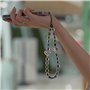 Lot de 4 Bijoux Dragonne de Telephone avec 4 Patchs Universels, Chaine De Telephone Perles, Laniere Telephone Portable, Phone Ch