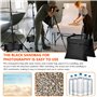 Lot de 4 sacs de sable pour photographie, sac de sable avec mousqueton, sacs de sable pour trépied, sac de sable en tissu Oxford