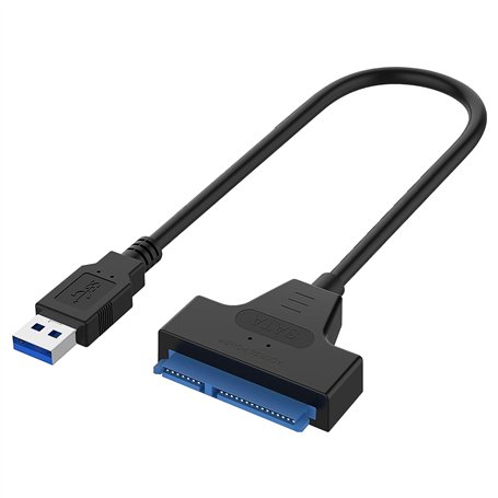 BORDEAG Câble Sata USB adaptateur disque dur Sata