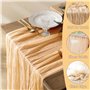 Nappe en Gaze Semi-Transparente