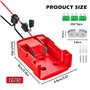 Lot de 2 Adaptateur de Batterie