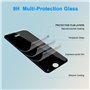 HYGMOCC Conçu pour Motorola Edge 30 Pro/Moto Edge 30 Pro Protecteur d’écran Film de verre trempé 9H Dureté sans bulles (2 pièces