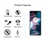 HYGMOCC Conçu pour Motorola Edge 30 Pro/Moto Edge 30 Pro Protecteur d’écran Film de verre trempé 9H Dureté sans bulles (2 pièces
