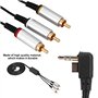 câble AV Audio/vidéo pour 1000 2000 3000