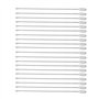 Shanrya Porte-clés avec Cordon, 20Pcs / Sac Porte-clés en Fil d'acier Inoxydable Étiquettes d'identification pour étiquettes Éti