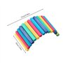 Duokon Hamster en Bois Pont Arc-en-Suspension Suspension Coude chelle Petit Animal Fournitures Cage Habitat Dcor Souris Rat Rong
