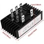 Pont Redresseur Triphasé à Diodes SQL100A 1600V Conversion CA/CC à Courant Alternatif de
