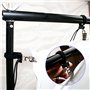 Pinces à Toile de Fond 12 Pièces,Noir Pince de Serrage Backdrop Clamp Clip,Pinces à Ressort avec Cordon Élastique pour Studio Ph