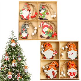 Deco Noel Sapin 24 Pièces Decoration Noel Bois