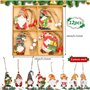 Deco Sapin De Noel en Bois à Suspendre