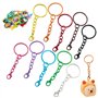 100 Pièces Porte Clef de 25mm