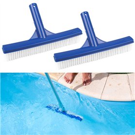2 Pcs Tête de Brosse de Nettoyage de Piscine 25cm * 4.7cm Brosse de Piscine 10 Pouces Brosse de Paroi de Piscine en Plastique Tê