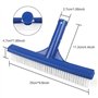 2 Pcs Tête de Brosse de Nettoyage de Piscine 25cm * 4.7cm Brosse de Piscine 10 Pouces Brosse de Paroi de Piscine en Plastique Tê