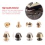 Haisheng 41 PCS Pied de Sac, Pied de Sac Couture Pieds de Sac a Main Rivet pour Cuir a Visser Rivets Ronds en Métal Rivets Coutu