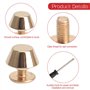 Haisheng 41 PCS Pied de Sac, Pied de Sac Couture Pieds de Sac a Main Rivet pour Cuir a Visser Rivets Ronds en Métal Rivets Coutu
