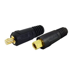 RIVERWELD Câble pour Torche de Soudage TIG eu de Fiche et Prise pour Connecteur de Soudage DKJ35-50 & EDKL35-50 315A Connecteur