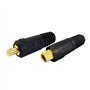 RIVERWELD Câble pour Torche de Soudage TIG eu de Fiche et Prise pour Connecteur de Soudage DKJ35-50 & EDKL35-50 315A Connecteur