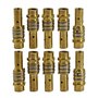 RIVERWELD Porte-Électrodes MIG/MAG 002.0078 - Support Contact Tips avec Buse Diffuseur pour Torche de soudure 15AK MB15 CO₂ 10 p