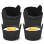 DOETYD Lot de 6 ramequins pour friteuse à air comprimé - Tasses de cuisson en silicone pour friteuse à air