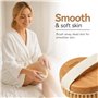 Ithyes Brosse pour le corps La brosse exfoliante La brosse de bain à poils naturels pour éliminer les toxines cellulites de la p