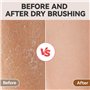 Ithyes Brosse pour le corps La brosse exfoliante La brosse de bain à poils naturels pour éliminer les toxines cellulites de la p