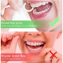 Hurreka Floss Lot de 3 paquets de 180 cure-dents 2 en 1 avec poignée antidérapante pour éliminer la pourriture et la plaque dent