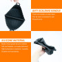 mongtsamz Moule Silicone Air Fryer, 2 Pièces Rond Accessoires Air Fryer Réutilisable Moule Air Fryer Plat Silicone Air Fryer pou