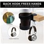 Porte Gobelet Boisson Bouteille à Clip, Universels Porte Gobelets Support Tasse à café Soucoupe Clip avec Crochet pour Tasses Bo