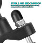 Moto Boule Support Telephone U-Boulons - Adaptateur Bille Base Compatible de Téléphone pour Vélo et Rotule Mount avec Supports R