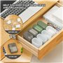 Boite Rangement Cable Transparent, Rangement Cable avec Support, Organisateur de Cable en Plastique, Boite A Cable pour Tête de 