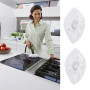 Lot de 8 housses en microfibre pour nettoyeur vapeur - Pour buse manuelle - En tissu éponge - Outil à main classique et conforta