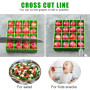 Coupe Tomate, 16 Grilles Coupe Fruits, Outil de Trancheuse de Fruits Fraise/Tomate/Raisin pour Salade et Décoration de Gâteau, G
