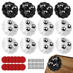 12 Pcs Roulettes pour Meubles