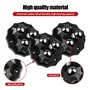 12 Pcs Roulettes pour Meubles, 360 Grad Roulettes Charge Lourde,Charge 220 Kg Mini Roulette pour Bacs de Rangement, Tables de Nu