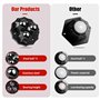 12 Pcs Roulettes pour Meubles, 360 Grad Roulettes Charge Lourde,Charge 220 Kg Mini Roulette pour Bacs de Rangement, Tables de Nu