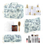 Ensemble de Sacs à Cosmétiques de Voyage avec Motif Floral
